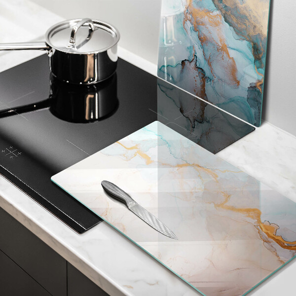 Kitchen worktop protector Marble abstraction