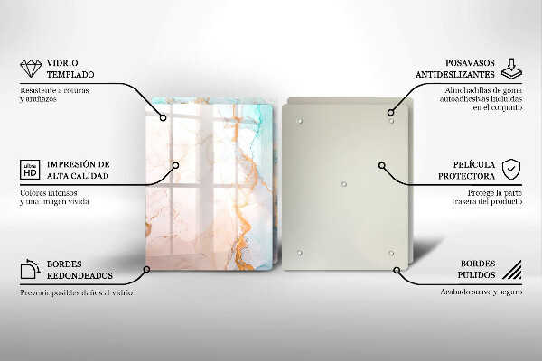 Kitchen worktop protector Marble abstraction