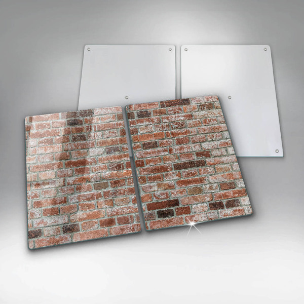 Kitchen worktop protector Old bricks wall