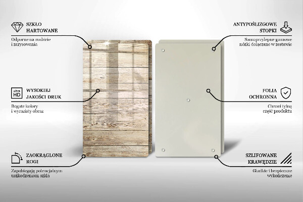 Kitchen worktop saver Wooden planks