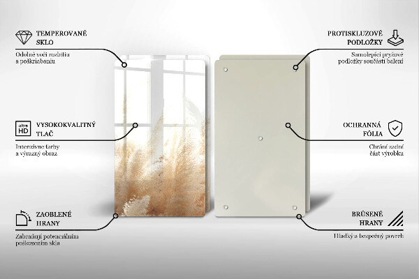 Kitchen worktop saver Pampas grass