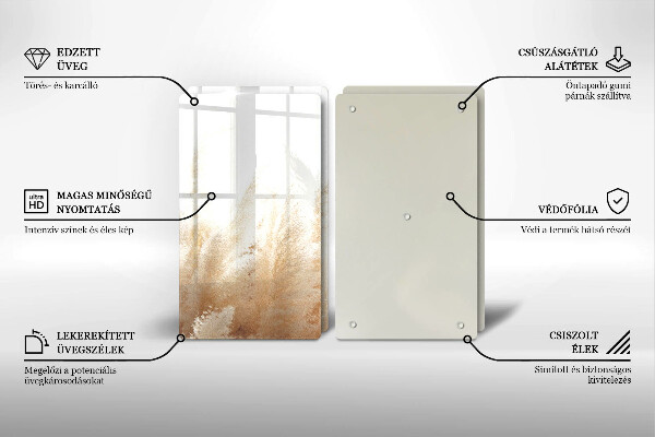 Kitchen worktop saver Pampas grass