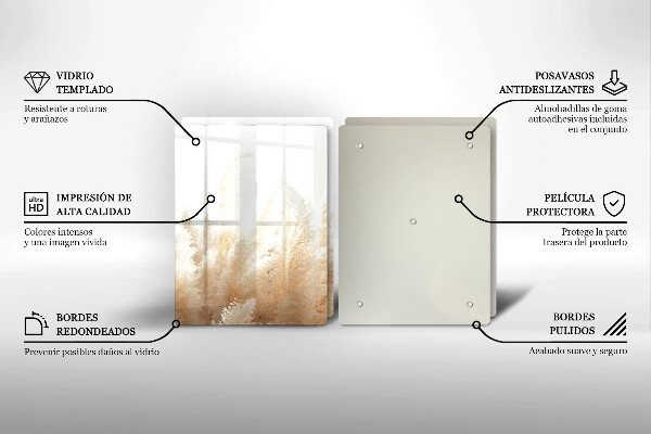 Kitchen worktop saver Pampas grass