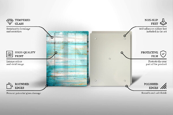 Kitchen worktop saver Vintage wood boards