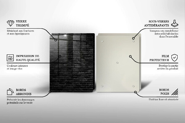 Kitchen worktop saver Brick wall