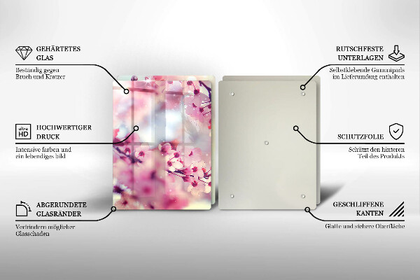 Kitchen worktop saver Nature apple flowers