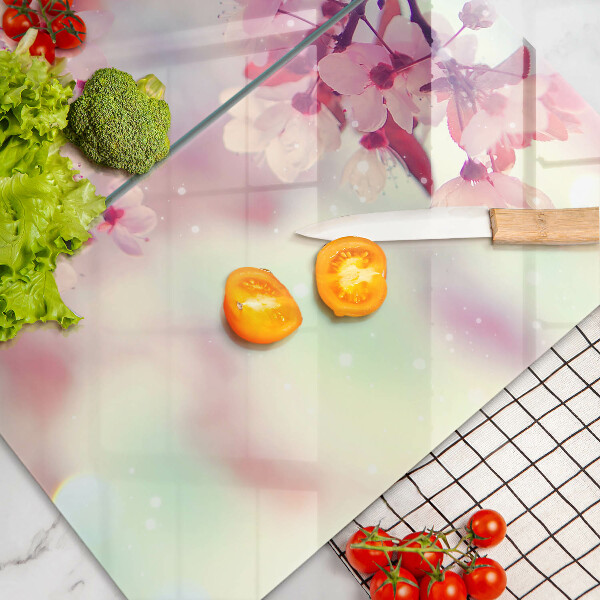 Kitchen worktop saver Nature apple flowers