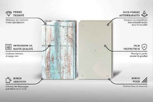 Kitchen worktop saver Old vintage boards