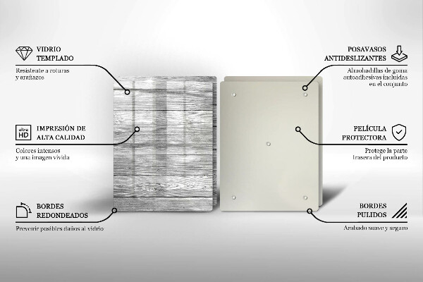 Kitchen worktop saver Wood old boards