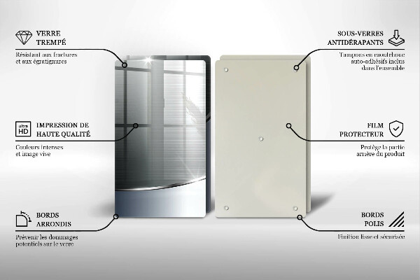 Kitchen worktop saver Pattern metal abstraction