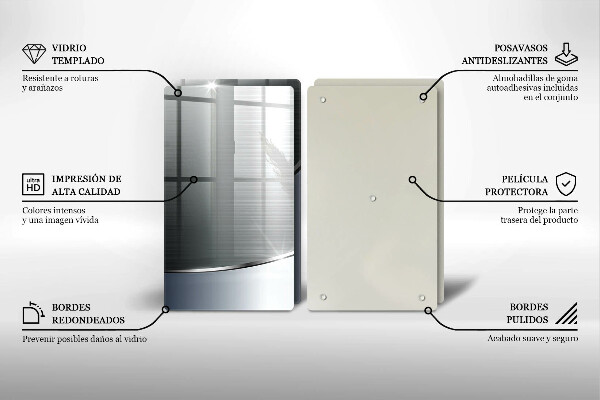 Kitchen worktop saver Pattern metal abstraction