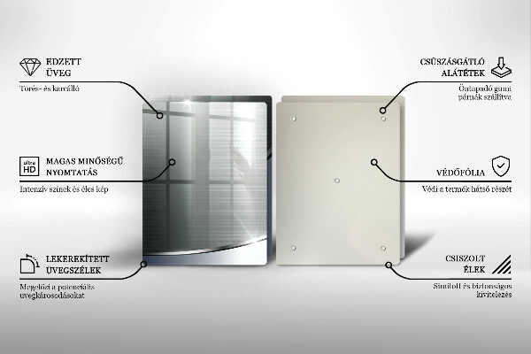 Kitchen worktop saver Pattern metal abstraction