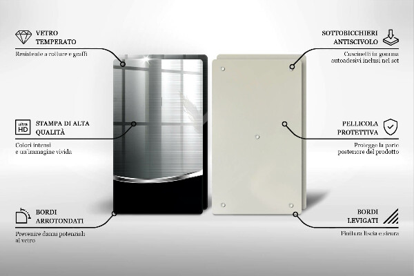 Kitchen worktop protector Abstraction with metal
