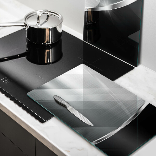 Kitchen worktop protector Abstraction with metal