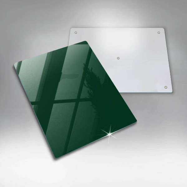 Glass worktop saver Green color