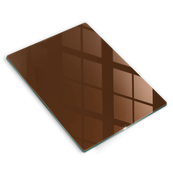Glass worktop saver Brown color
