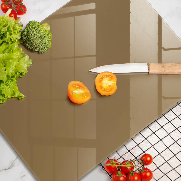 Glass worktop saver Beige colour