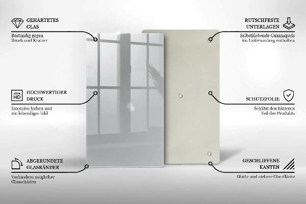 Glass worktop saver Grey colour