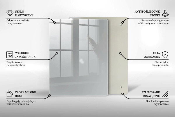 Glass worktop saver Grey colour