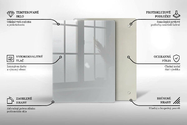 Glass worktop saver Grey colour