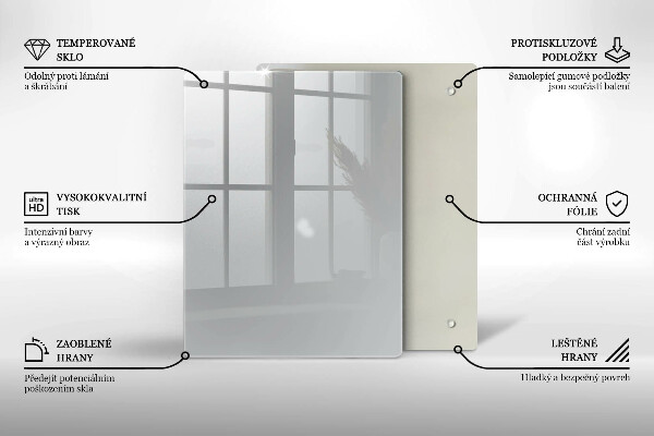 Glass worktop saver Grey colour