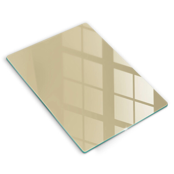 Glass worktop saver Beige colour