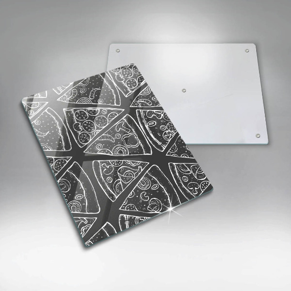 Glass worktop saver Pizza illustration