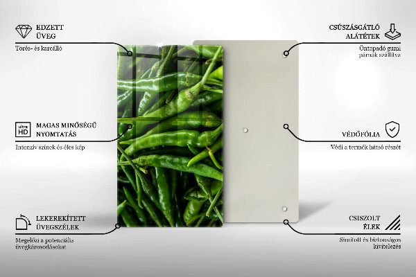 Kitchen countertop cover Pods peas