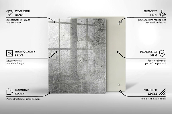 Kitchen countertop cover Concrete texture