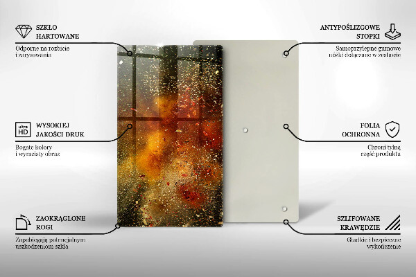 Kitchen countertop cover Colorful spices