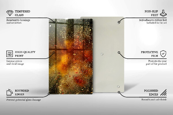 Kitchen countertop cover Colorful spices