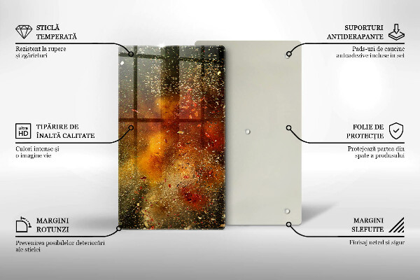 Kitchen countertop cover Colorful spices