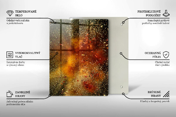 Kitchen countertop cover Colorful spices