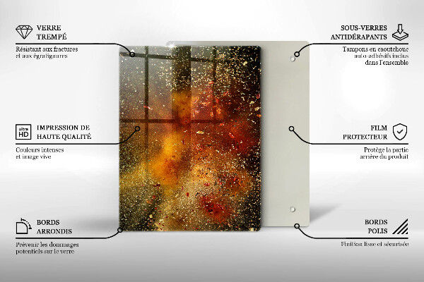 Kitchen countertop cover Colorful spices