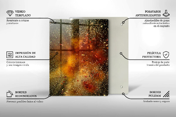 Kitchen countertop cover Colorful spices