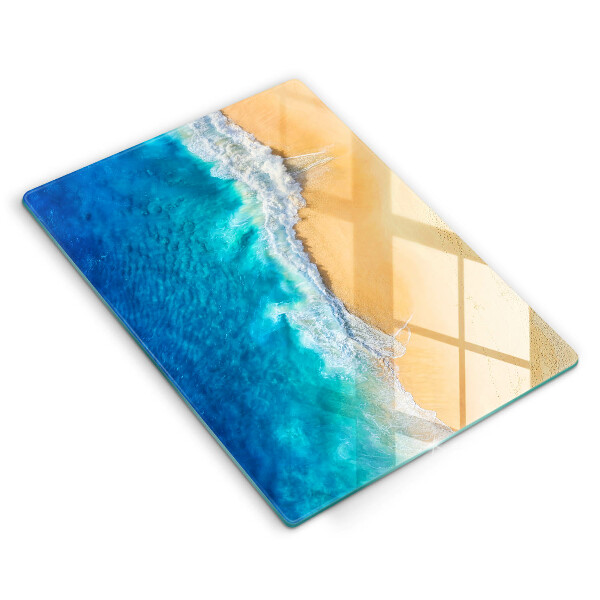 Kitchen countertop cover Beach and sea