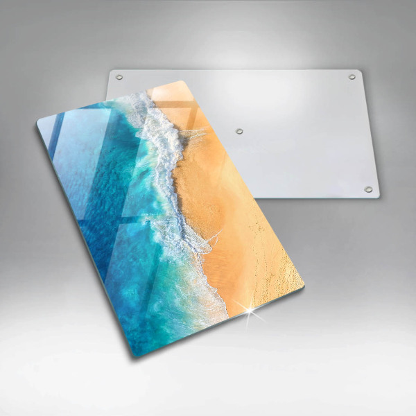 Kitchen countertop cover Beach and sea