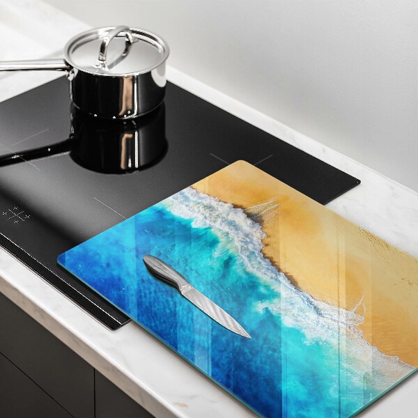 Kitchen countertop cover Beach and sea