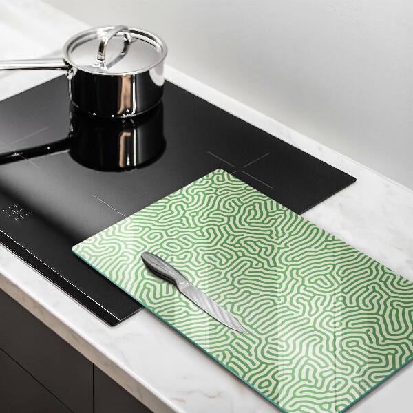 Glass worktop saver Abstraction lines