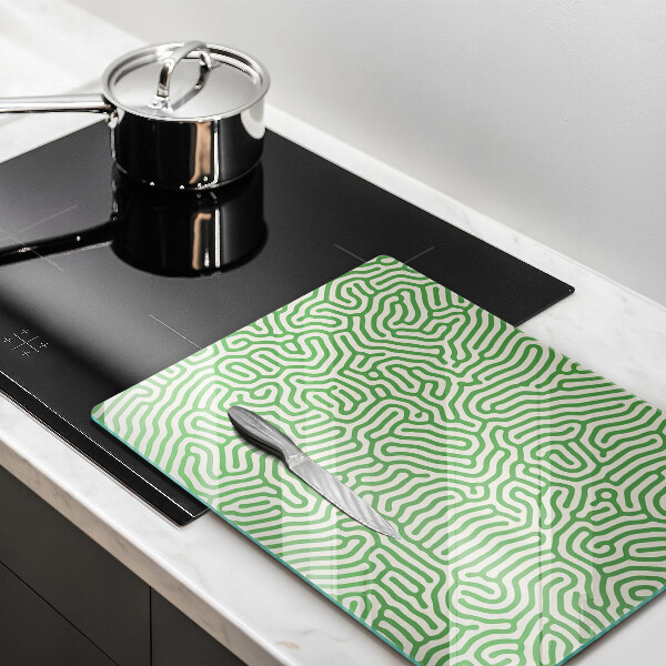 Glass worktop saver Abstraction lines