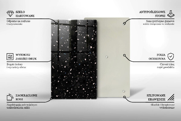 Kitchen countertop cover Dark stone