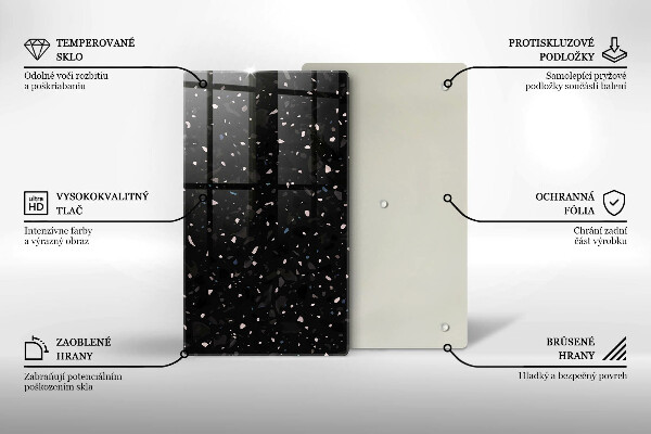 Kitchen countertop cover Dark stone