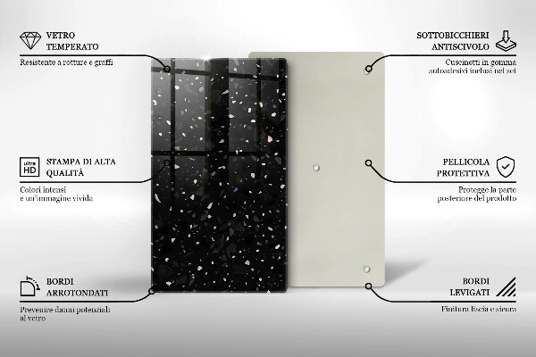 Kitchen countertop cover Dark stone