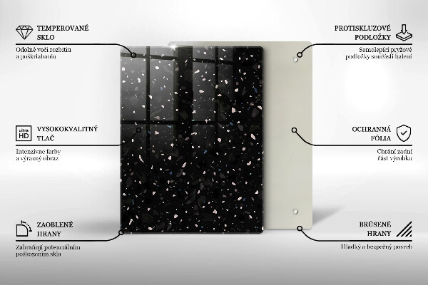 Kitchen countertop cover Dark stone