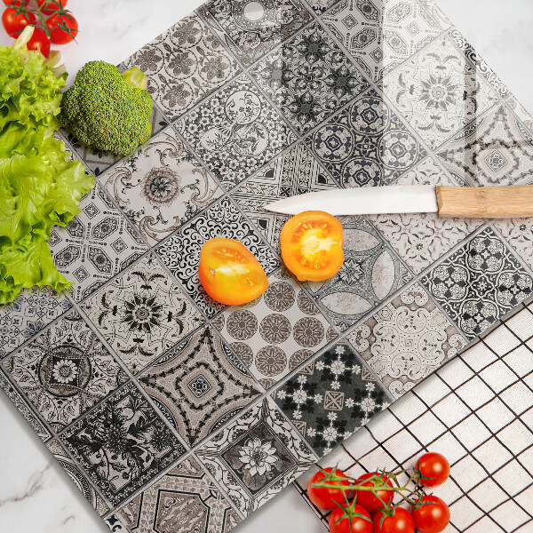 Glass worktop saver Decorative tiles