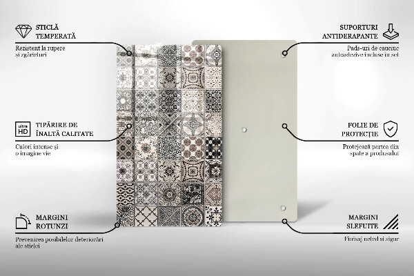 Glass worktop saver Decorative tiles