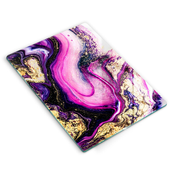 Kitchen countertop cover Abstraction design gold