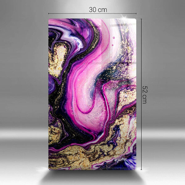Kitchen countertop cover Abstraction design gold