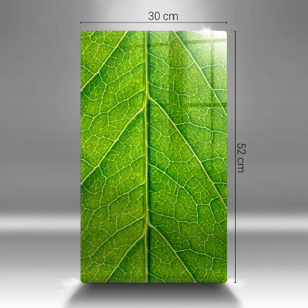 Glass worktop saver Leaf lines nature