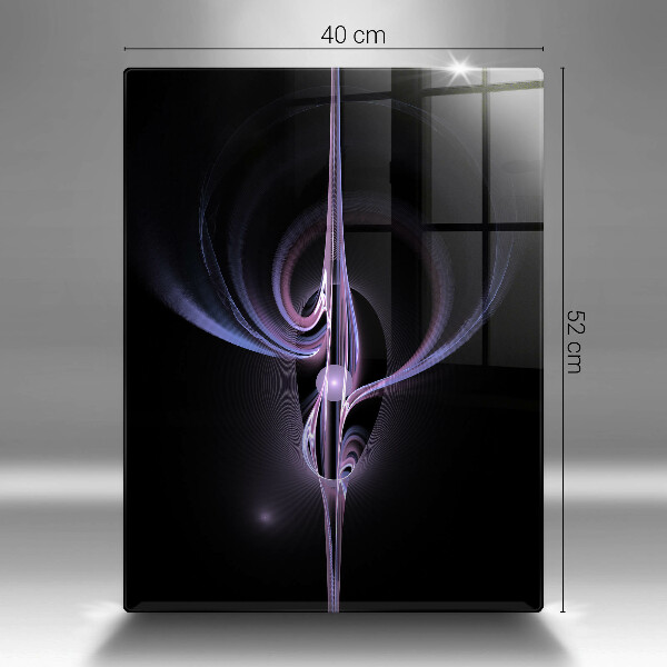 Glass worktop saver Modern abstraction